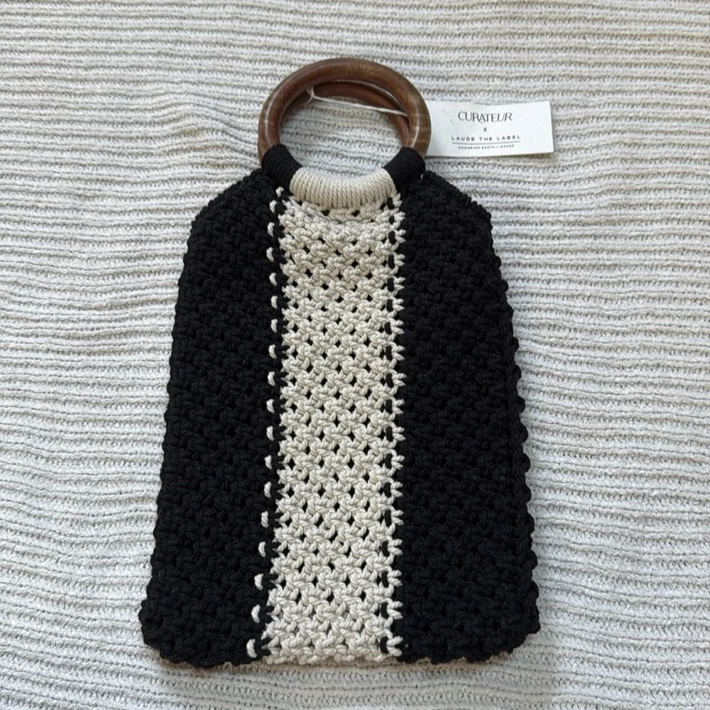 Curateur x Laude The Label The Gabby Macrame Bag - Picture 9 of 9